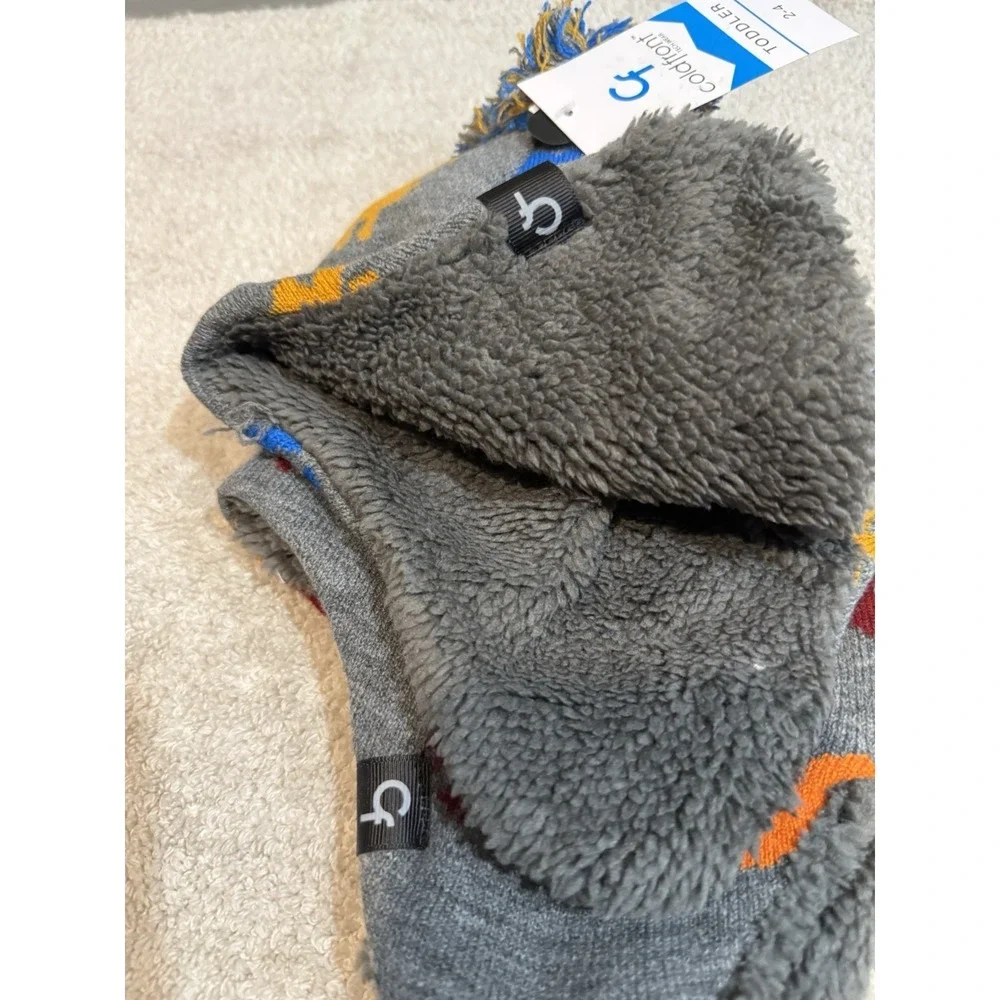 Lot Of 2 Toddler Beanie Hats Size 2T-4T Dinosaurs